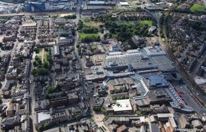 Warrington Aerial View